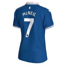 Everton Dwight McNeil #7 Hemmatröja Dam 2023-24 Korta ärmar